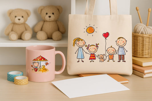 sublimation designs for handmade kids products