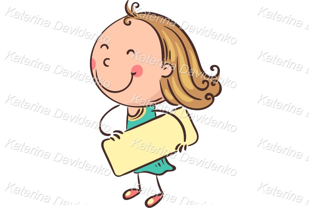 Seasonal Kids Clipart Set – Cute Editable Vector Illustrations