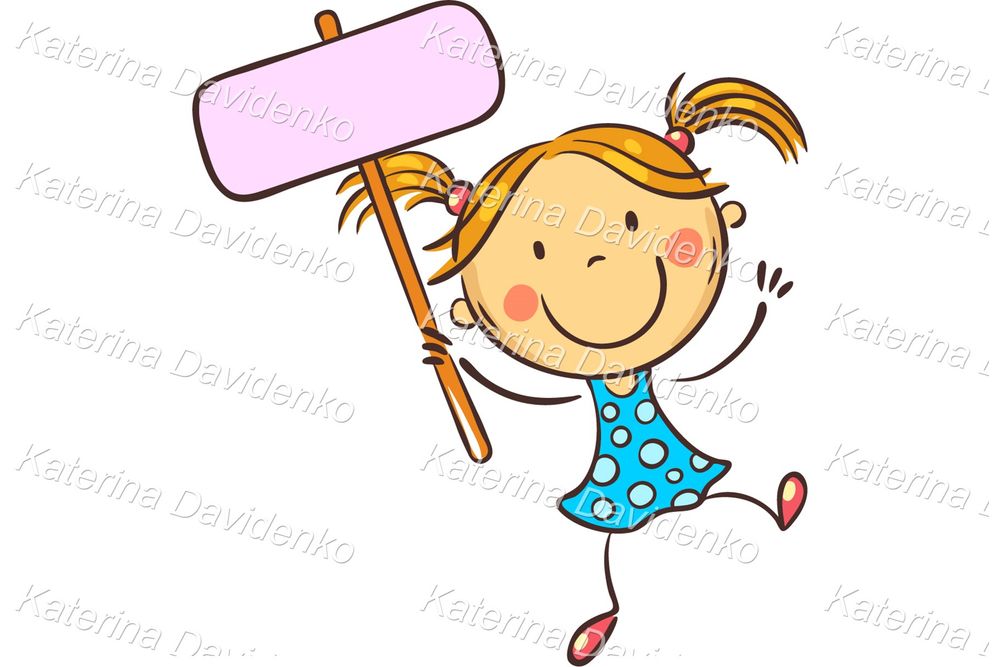Seasonal Kids Clipart Set – Cute Editable Vector Illustrations