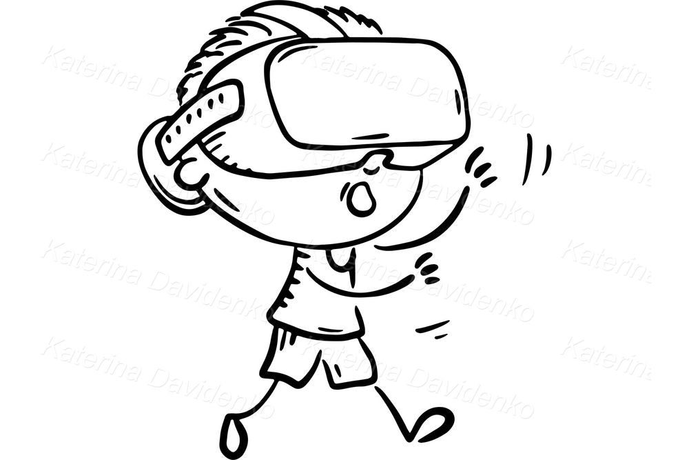 Tech Kids Clipart Bundle – Cartoon PNG for Websites & Learning Materials