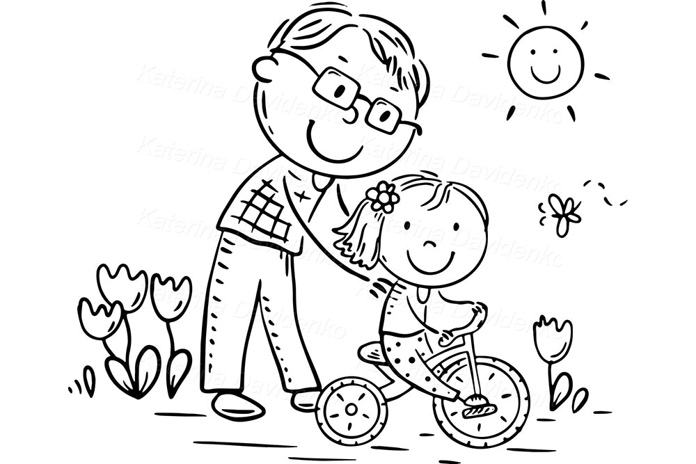 Happy Family Clipart Collection – Cute Hand-Drawn Kids & Parents