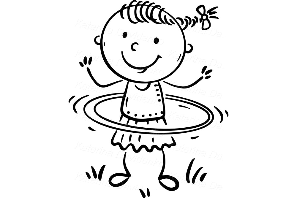 Kids Playing Outside Clipart – Sports, Games, Outdoor Activities