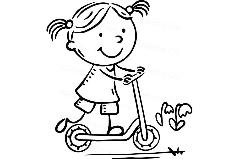 Kids Playing Outside Clipart – Sports, Games, Outdoor Activities
