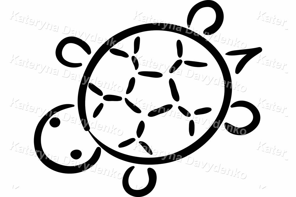 Pets Clipart Set – Black and White Animal Doodle Drawing