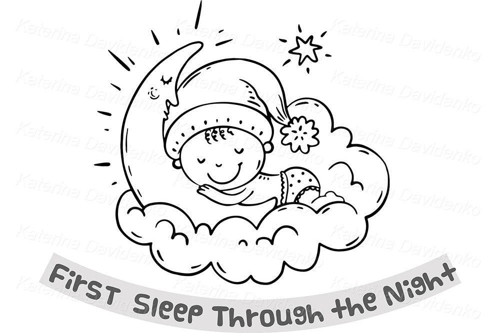 Baby Milestone Clipart – My First Moments SVG PNG – First Year Stickers, Milestones for Baby Book, Printables Scrapbook Clipart