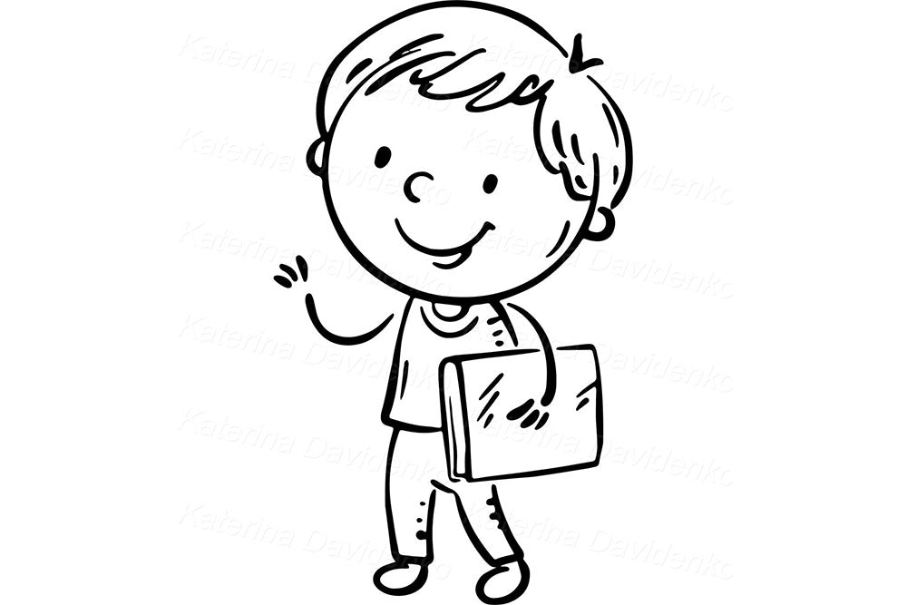 Daily Routine Kids Activities Clipart – Fun Cartoon Illustration Set