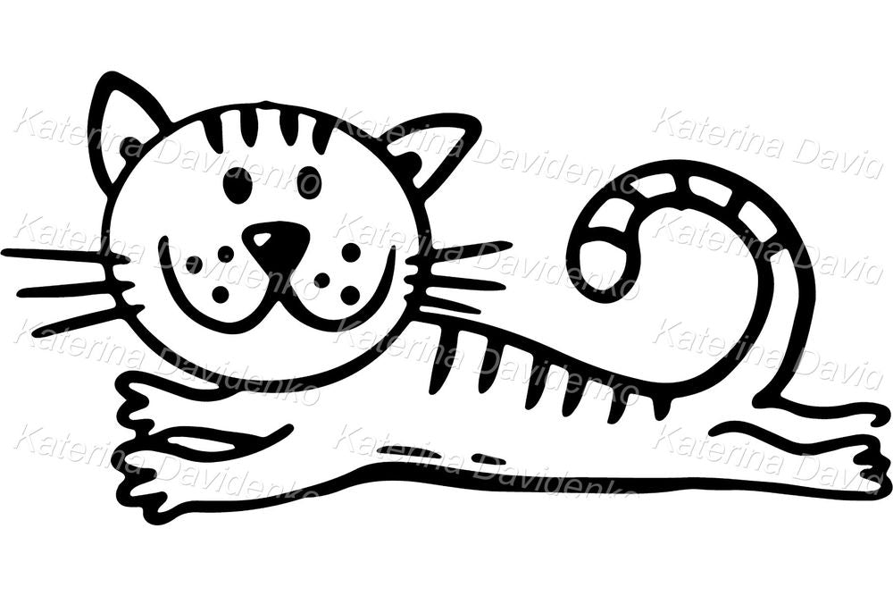 Kids Drawing Clipart Set – Cute Art and Craft Doodle Illustrations. Black and White.