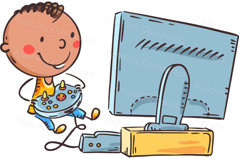 Tech Kids Clipart Bundle – Cartoon PNG for Websites & Learning Materials
