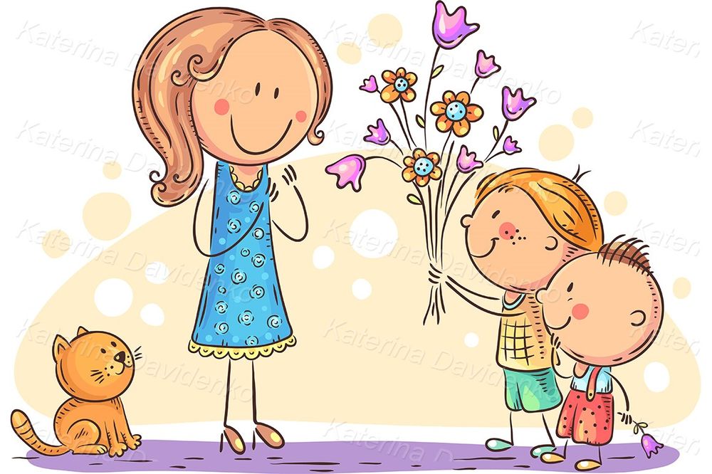 Mother's Day, vector clipart