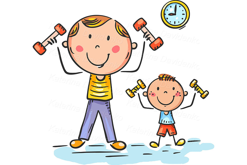 Happy Family Clipart Collection – Cute Hand-Drawn Kids & Parents