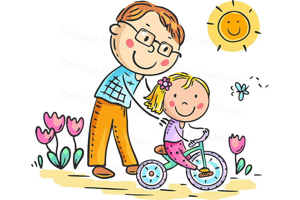 Happy Family Clipart Collection – Cute Hand-Drawn Kids & Parents