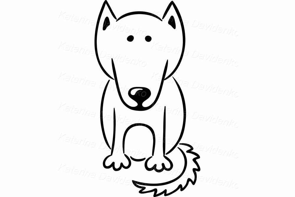 Forest Animals Clipart – Black and White Woodland Doodle Set