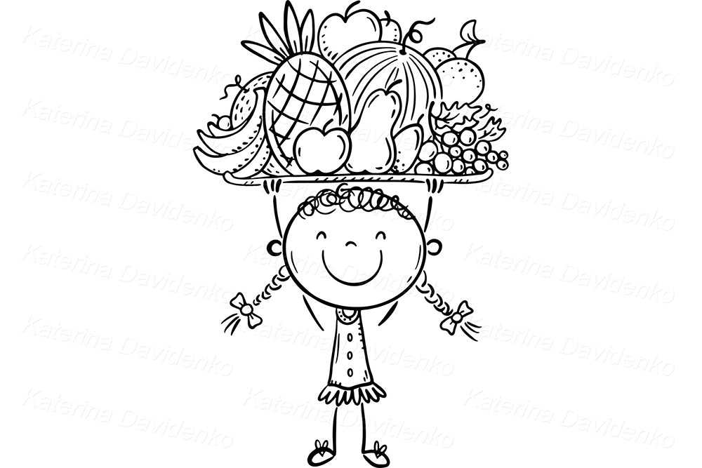 Daily Activities Kids Clipart Set – Educational Cartoon PNG for Printables