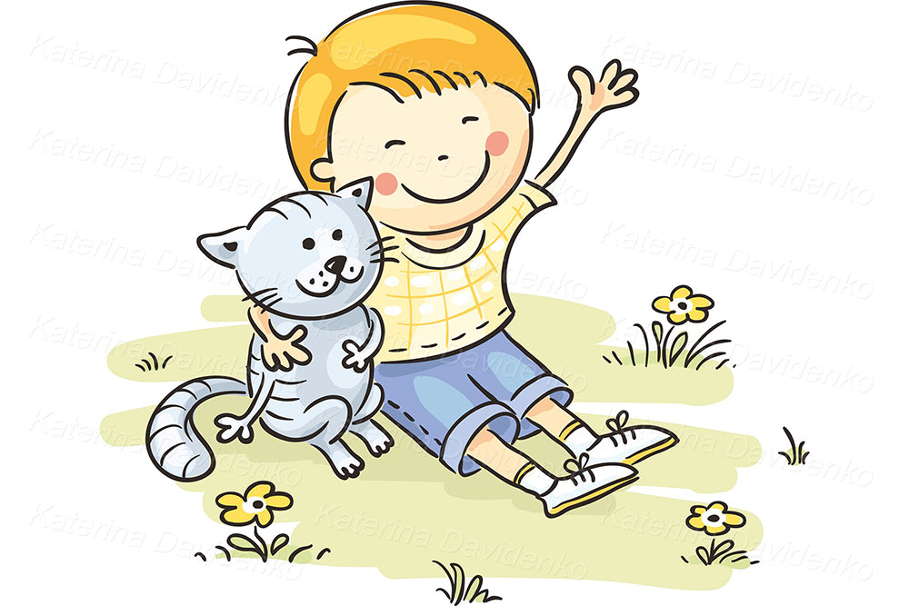 Diverse Kids Activities Clipart Set – Cute Vector PNG for Teachers & Crafters