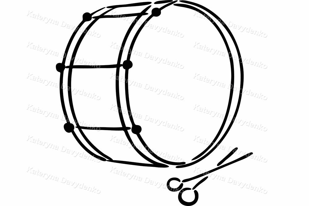 Kids Toys Clipart Set. Black & White Vector Illustrations