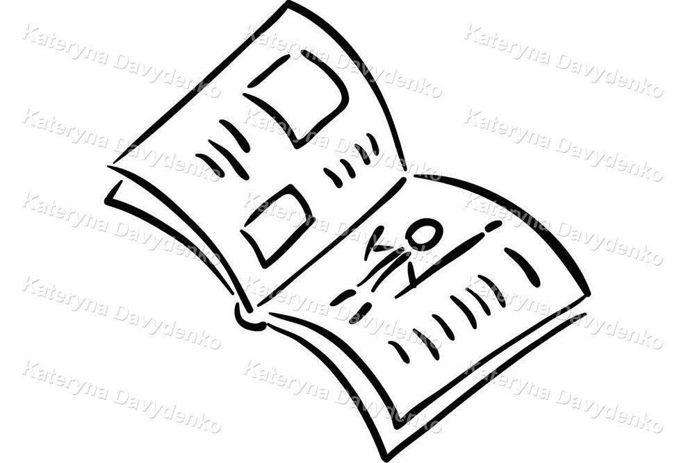 Boy with Toys Frame. Black and White Doodle Kids Clipart