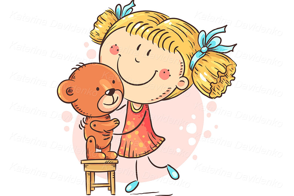 Daily Activities Kids Clipart Set – Educational Cartoon PNG for Printables