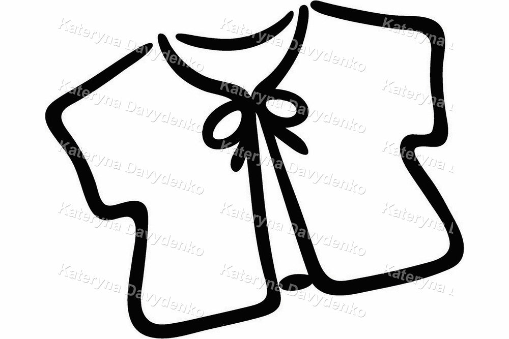 Stick Figure Baby Frame Black and White. Cute Outline Clipart Set