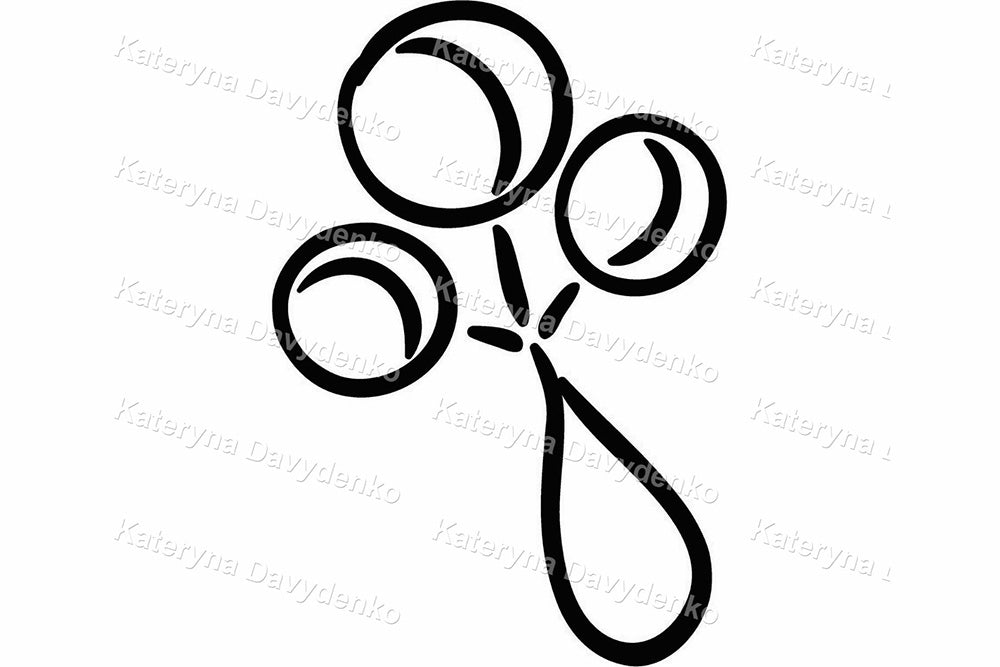 Stick Figure Baby Frame Black and White. Cute Outline Clipart Set