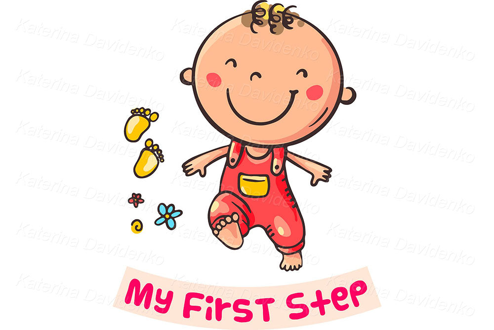 Baby Milestone Clipart – My First Moments SVG PNG – First Year Stickers, Milestones for Baby Book, Printables Scrapbook Clipart
