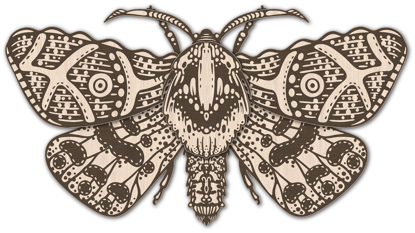 Butterfly DIY Wall Art. Decorative Moth Laser Cut File. Insect Glowforge xTool