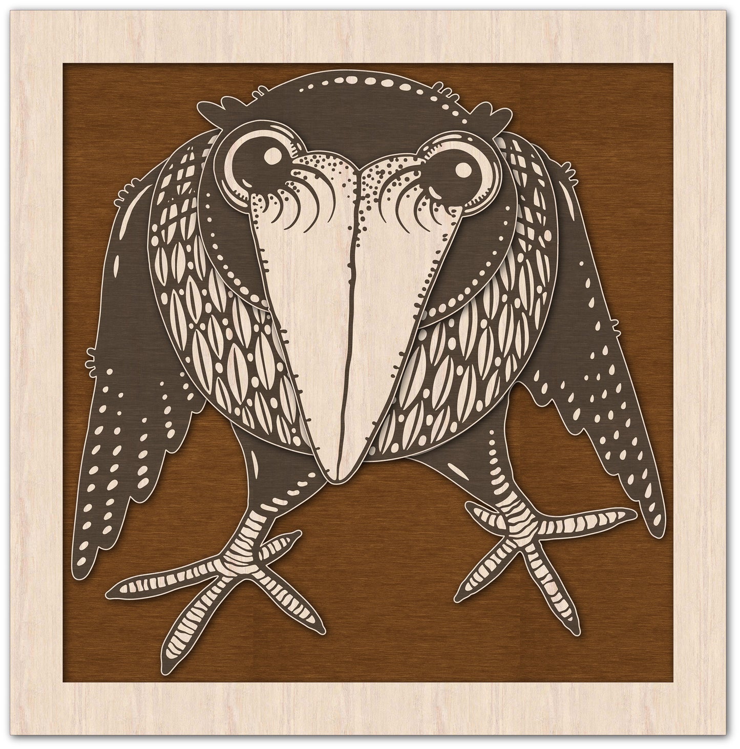 DIY Craft Wooden Wall Decor Raven. Crow Laser Cut File. Instant Download
