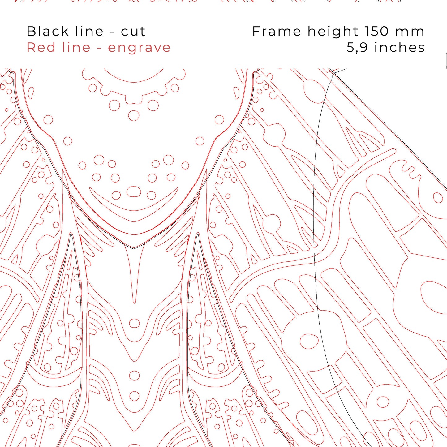 Moth laser cut file for Glowforge xTool. DIY insect wall decor template