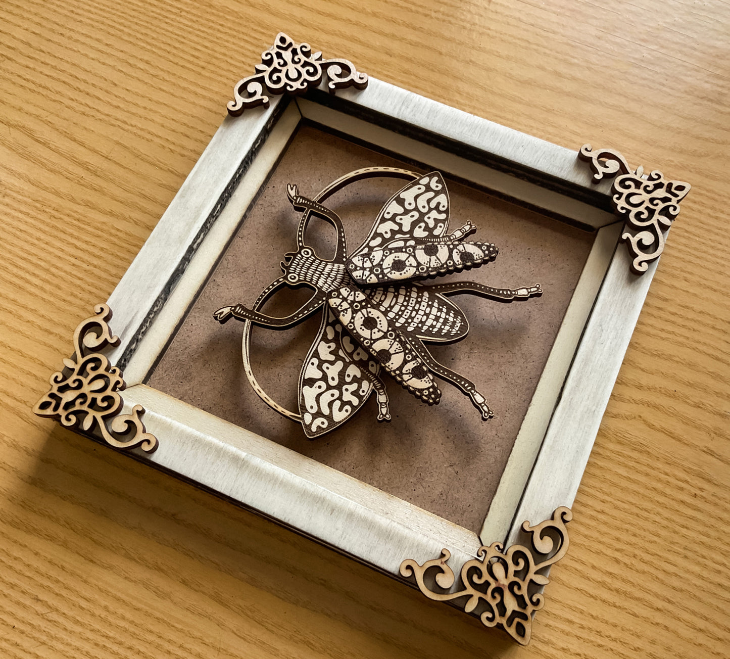 Beetle Laser Cut File - Insect Wall Art - DIY Bug for Wood Crafts