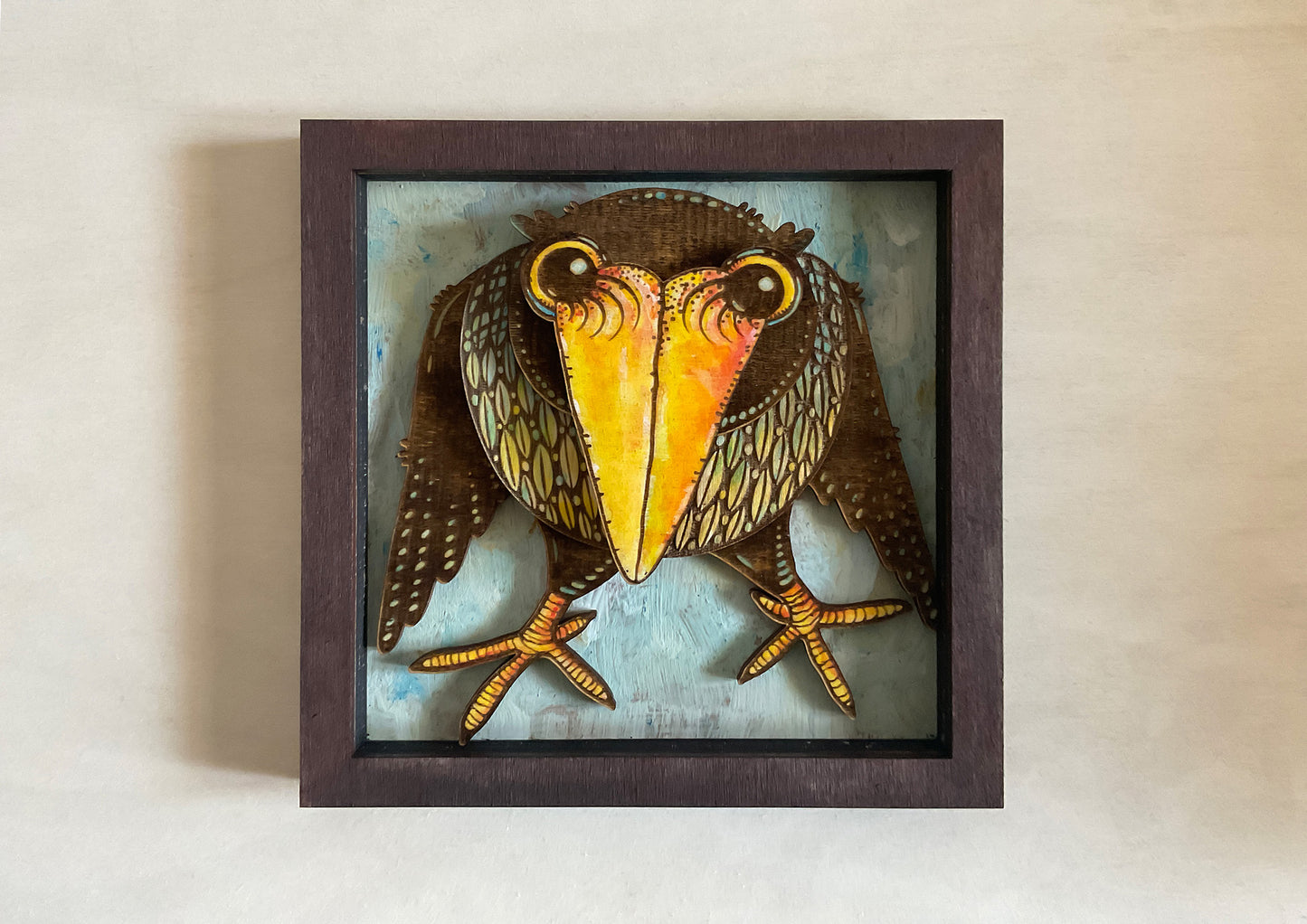 DIY Craft Wooden Wall Decor Raven. Crow Laser Cut File. Instant Download