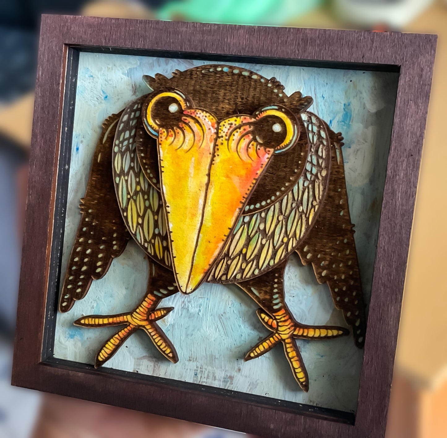 DIY Craft Wooden Wall Decor Raven. Crow Laser Cut File. Instant Download