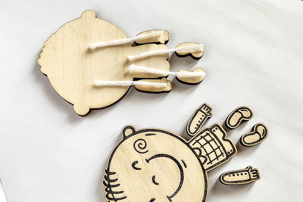 Movable Doll SVG for Laser Cutting – Cute Kids with Separate Arms and Legs