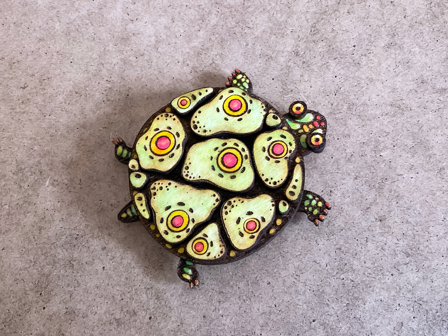 Cute Turtle Laser Cut File for Glowforge xTool. DIY Turtle Template, Craft Home Decor