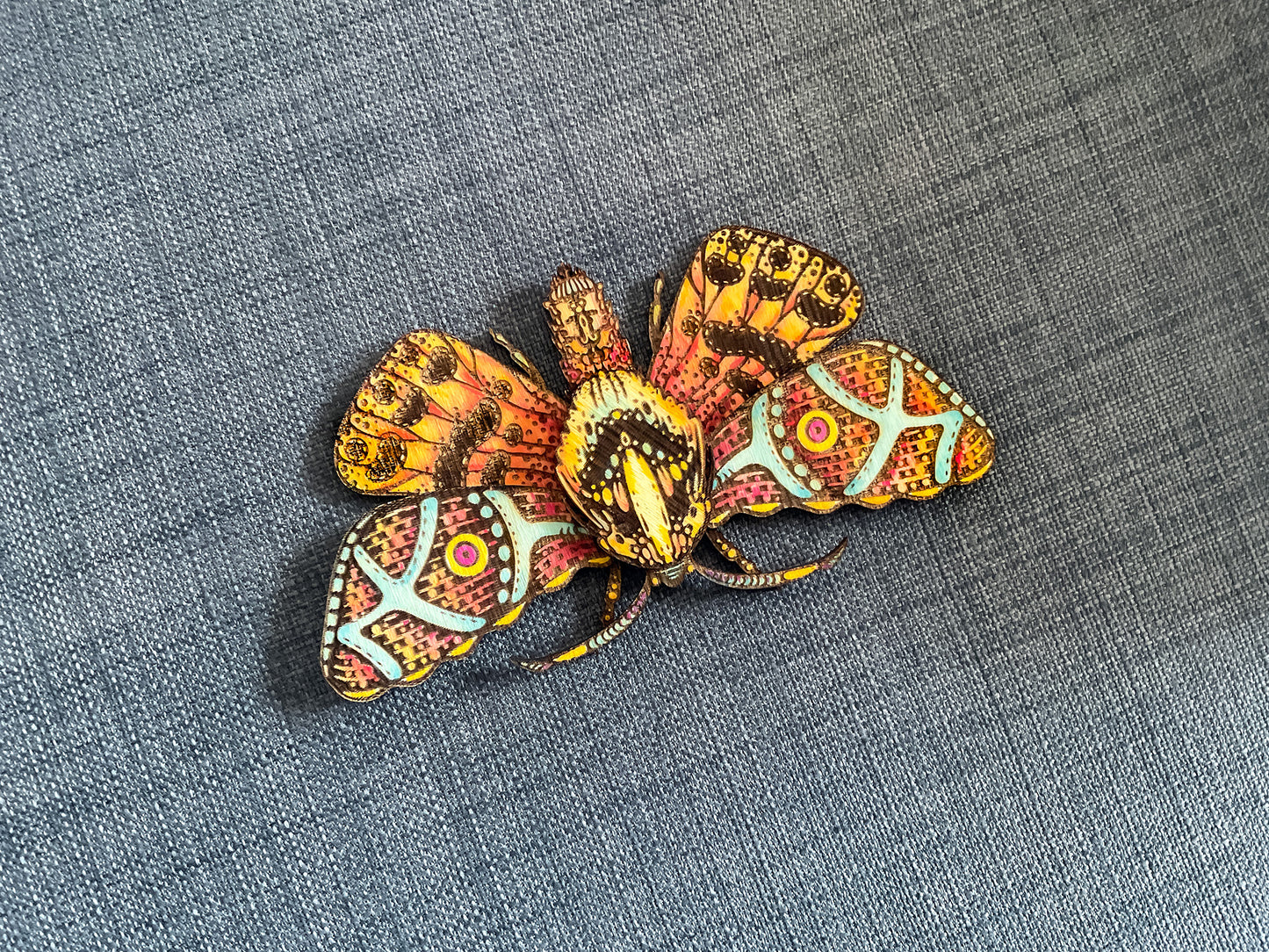 Butterfly DIY Wall Art. Decorative Moth Laser Cut File. Insect Glowforge xTool