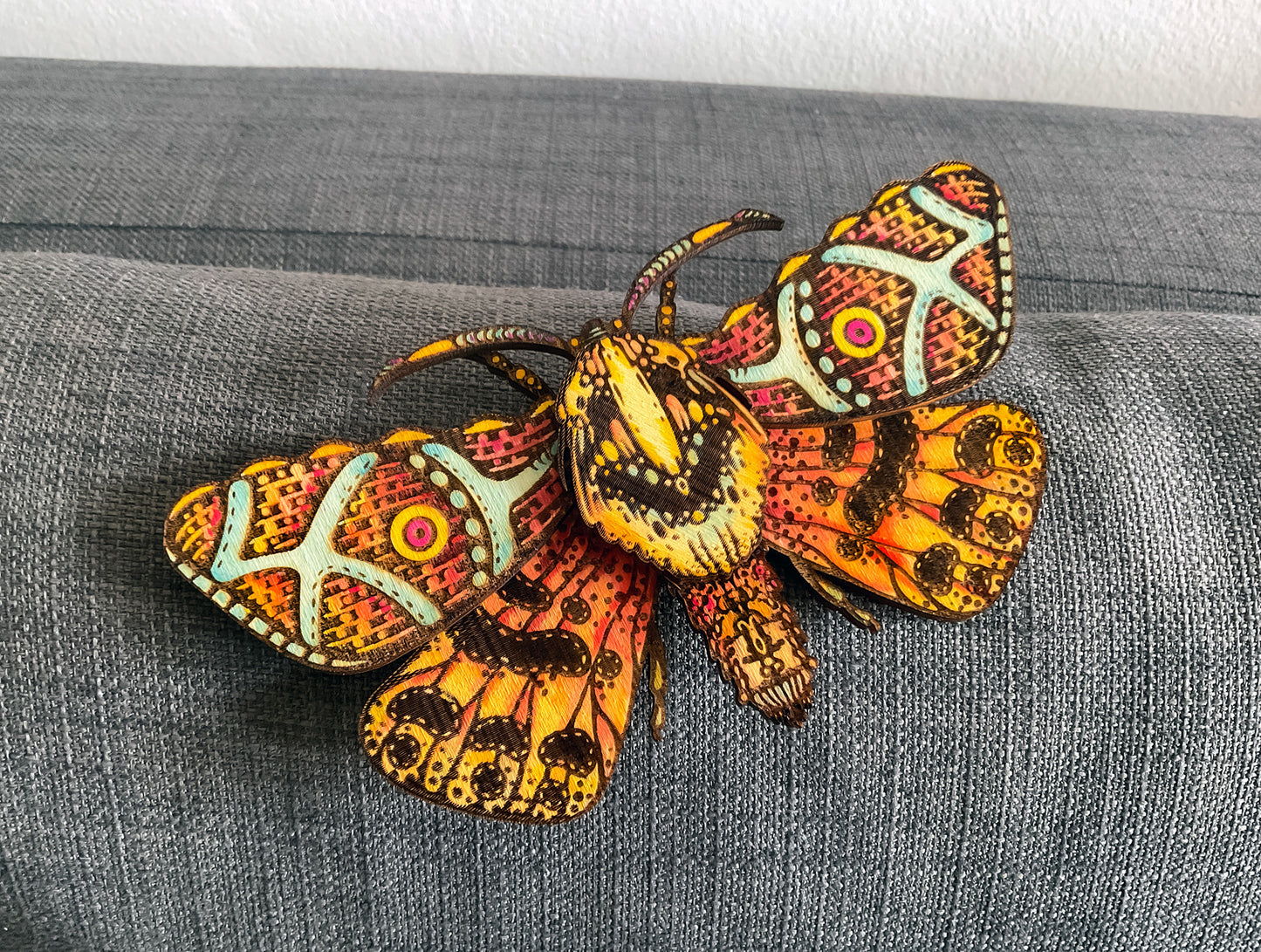 Butterfly DIY Wall Art. Decorative Moth Laser Cut File. Insect Glowforge xTool